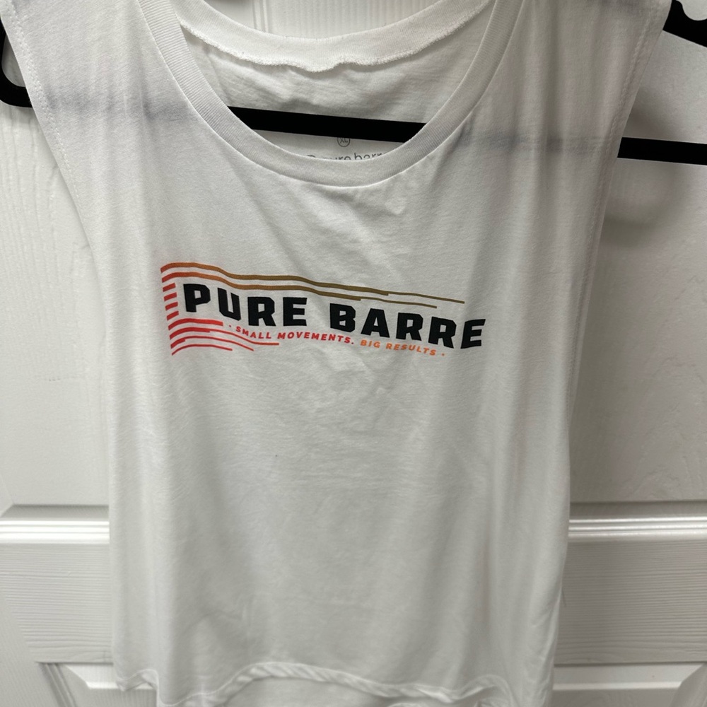 Pure Barre White Tank Top